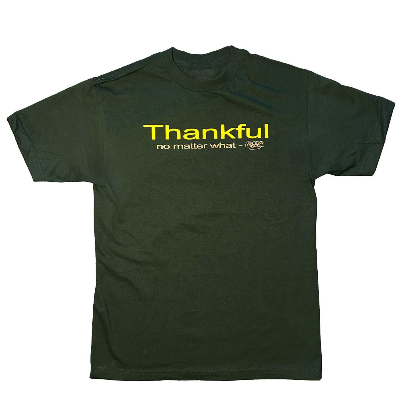 Tee Thankful green