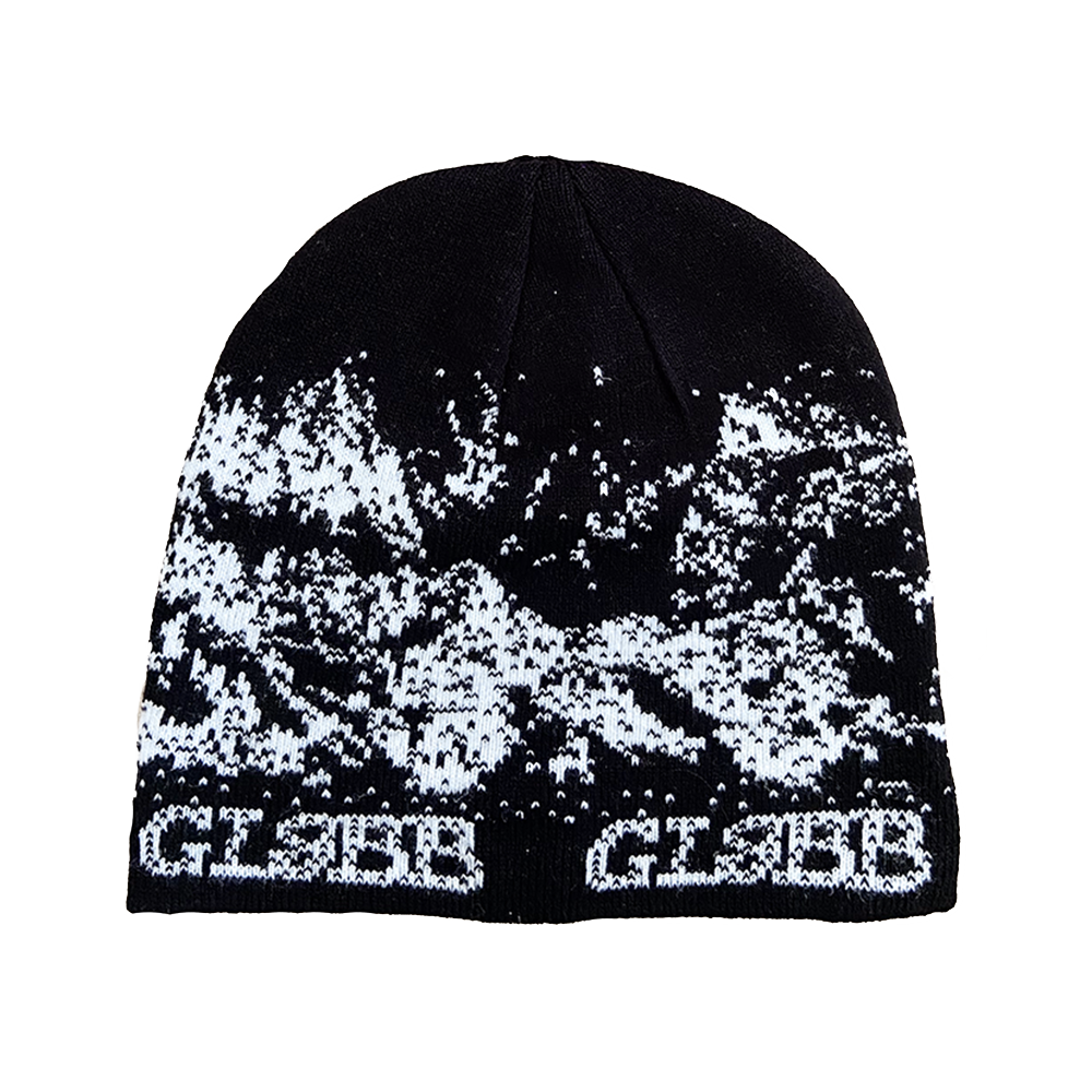 Pixel Black Beanie